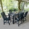 Highwood Usa Weatherly 7pc Rectangular Counter Height Outdoor Patio Furniture Dining Set 72 x 42 AD-ST7WL2CO4BA-FBE - alternate 3